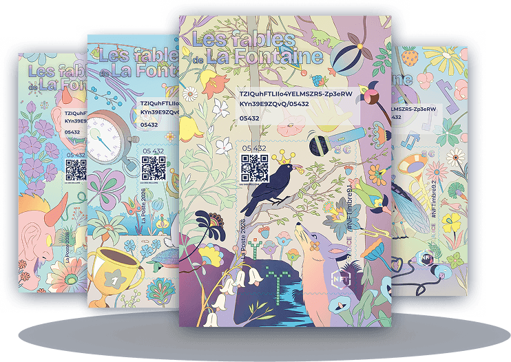 La Poste's #NFTimbre collector's stamps